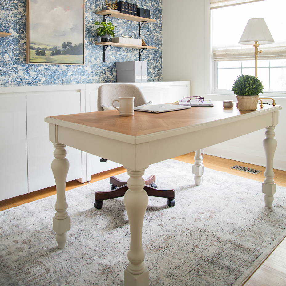 Before and After: A Desk Makeover for a Classic Home Office