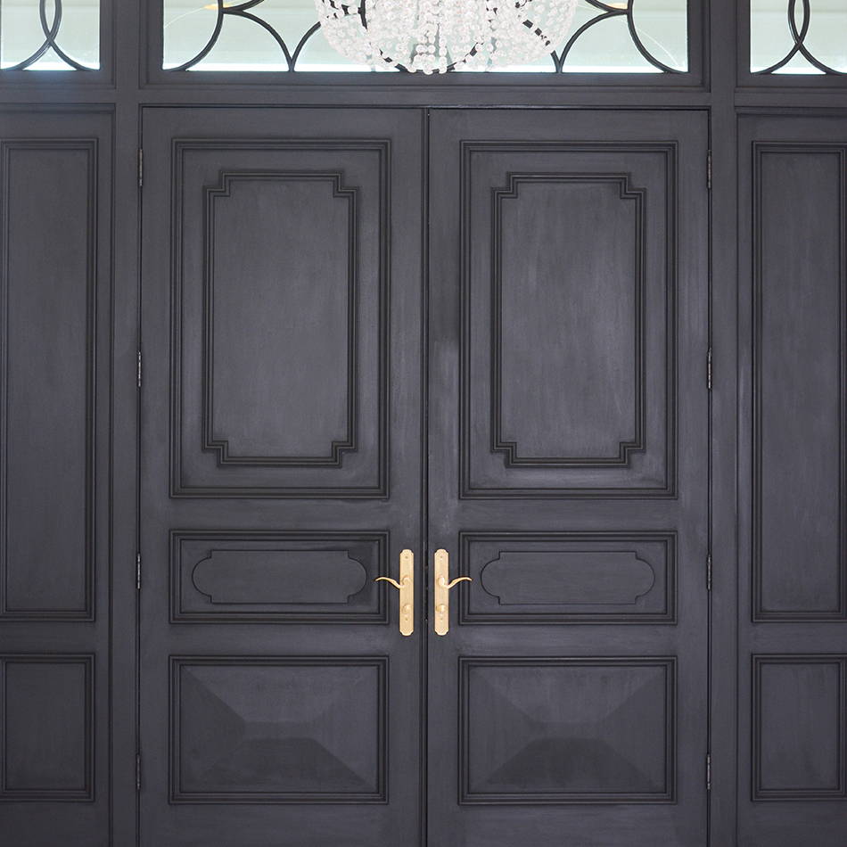 Noir Entryway Doors