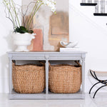 A Neoclassical Console Makeover with French Grey