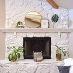 How to Paint a Brick or Stone Fireplace