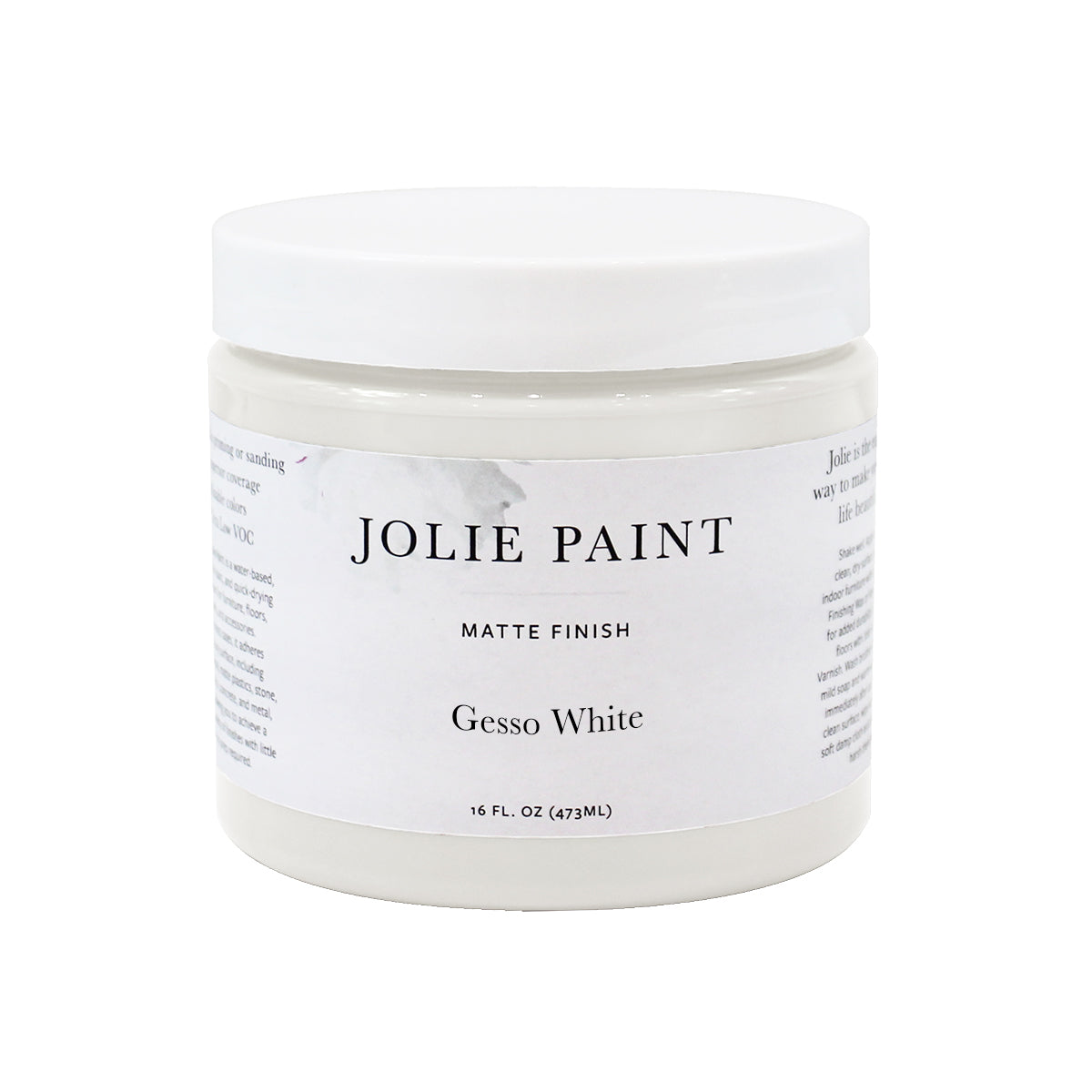 Gesso White  Jolie Paint - Premier Chalk Finish Paint