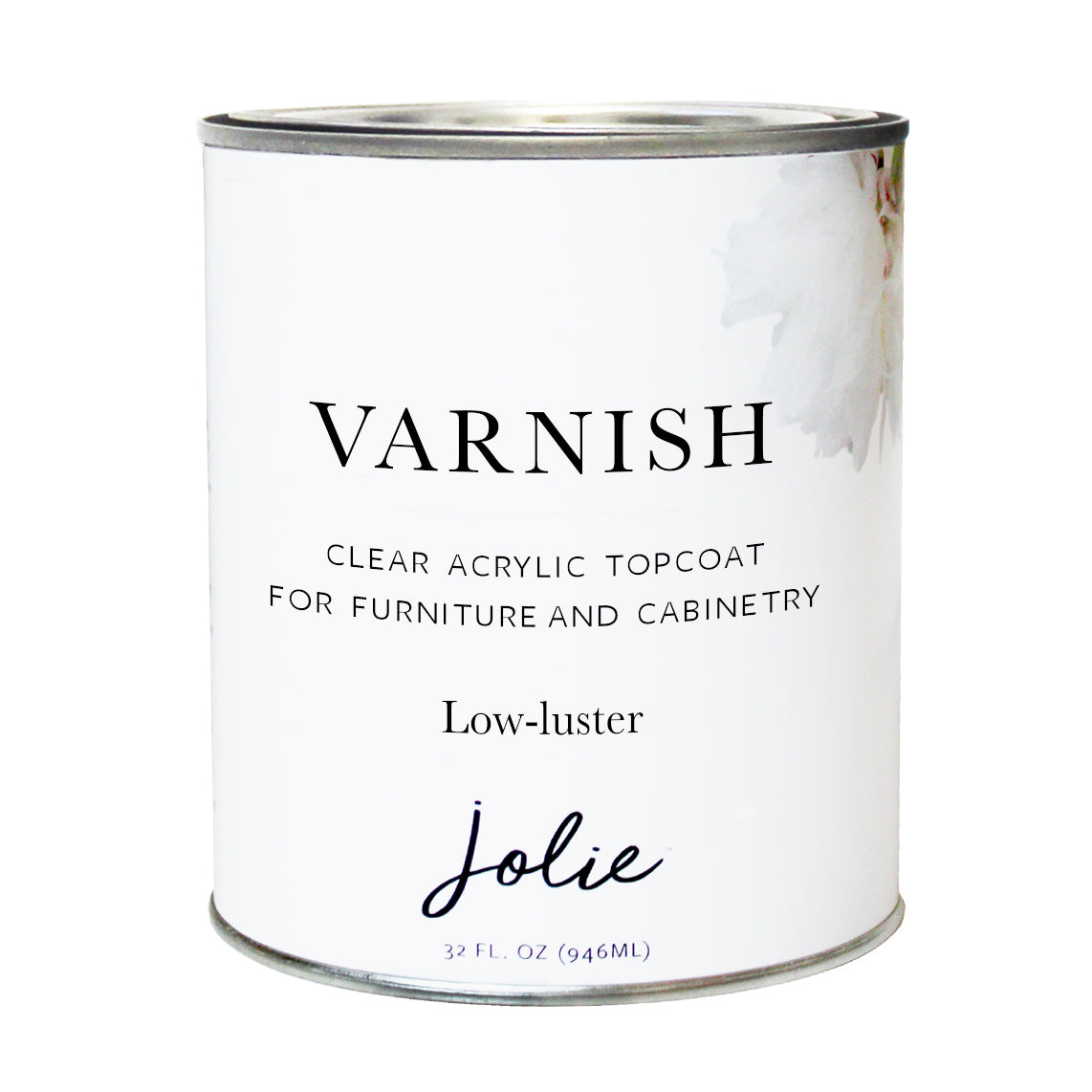 Jolie Varnish Clear Acrylic Topcoat for Chalk Finish Paint Use Over Stained or Raw Wood- Furniture and Cabinetry Durable at MechanicSurplus.com
